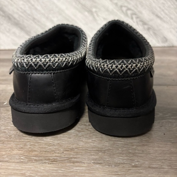 UGG Men's | Leather Tasman Regenerate In Black Leather Size 8 NEW - Picture 6 of 10